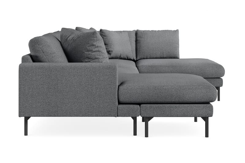 Menard 5-seters U-Sofa - Mørkegrå - Møbler - Sofaer - U-sofa