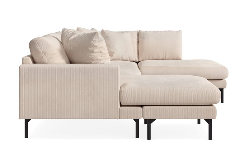 Menard 5-seters U Sofa Manchester 337 cm bred - Lys Beige - Møbler - Sofaer - U-sofa