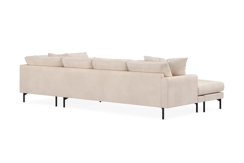 Menard 5-seters U Sofa Manchester 337 cm bred - Lys Beige - Møbler - Sofaer - U-sofa