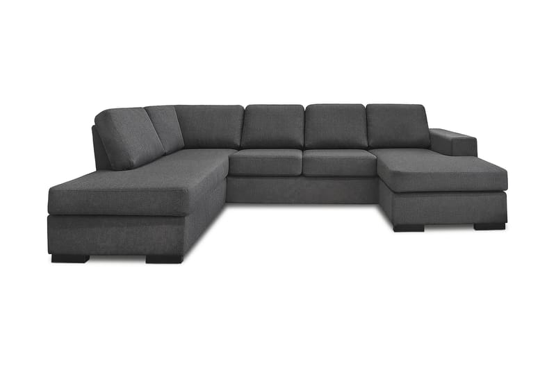 Nebraska U-sofa med Divan Høyre - Mørkegrå - Møbler - Sofaer - U-sofa