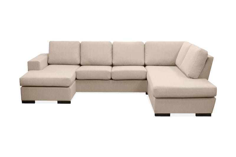 Nebraska U-sofa med Divan Venstre - Beige - Møbler - Sofaer - U-sofa