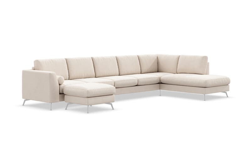 Ocean Lyx U-sofa med Sjeselong Høyre - Beige - Møbler - Sofaer - U-sofa