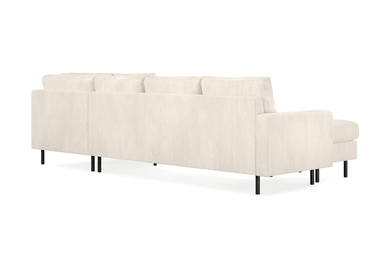 Peppe Manchester 5-seters Sofa med Divan og Sjeselong Høyre - Beige / Lys - Møbler - Sofaer - U-sofa