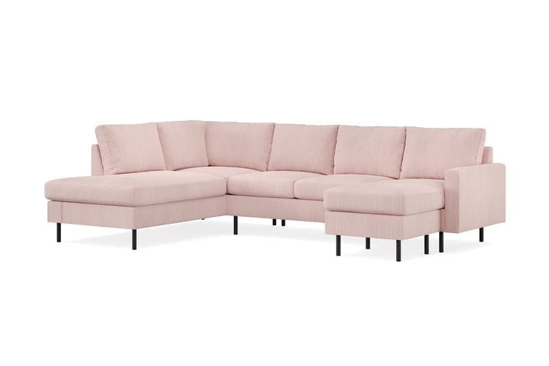 Peppe Sofa med Divan og Chaiselong 5-seter Venstre - Møbler - Sofaer - U-sofa