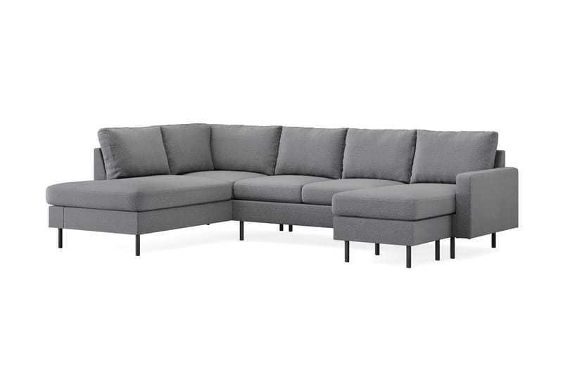 Peppe Sofa med Divan og Chaiselong 5-seter Venstre - Møbler - Sofaer - U-sofa