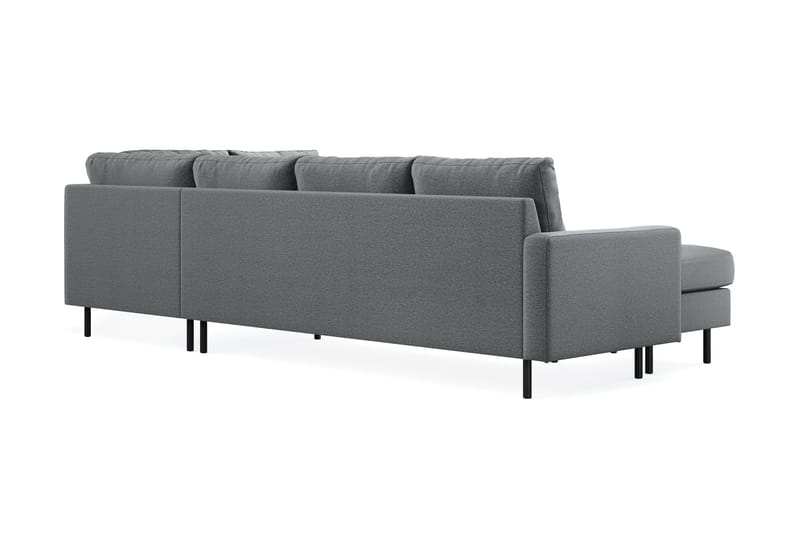 Peppe Sofa med Divan og Sjeselong 5-seter Høyre - Lys grå - Møbler - Sofaer - U-sofa