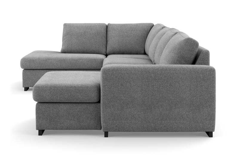 Porto U-sofa med Divan Høyre - Lysegrå - Møbler - Sofaer - U-sofa