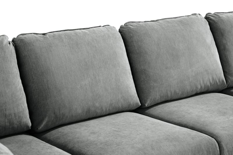 Trend Lyx U-Sofa med Divan Venstre - Grå - Møbler - Sofaer - U-sofa