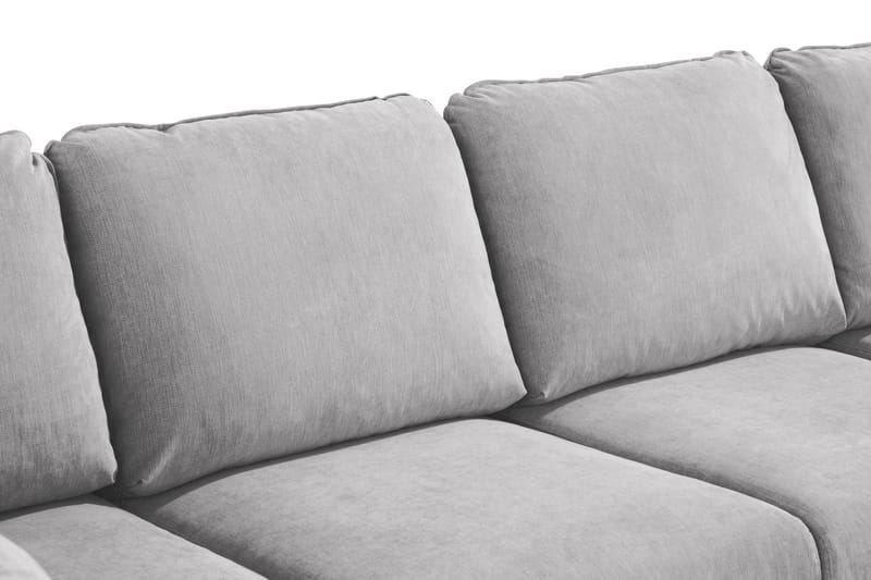 Trend Lyx U-Sofa med Divan Venstre - Lysegrå - Møbler - Sofaer - U-sofa