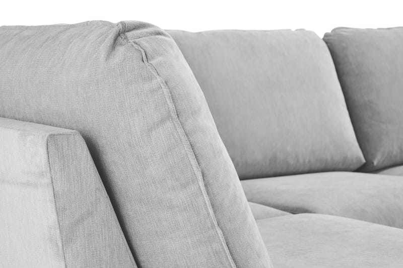 Trend Lyx U-Sofa med Divan Venstre - Lysegrå - Møbler - Sofaer - U-sofa