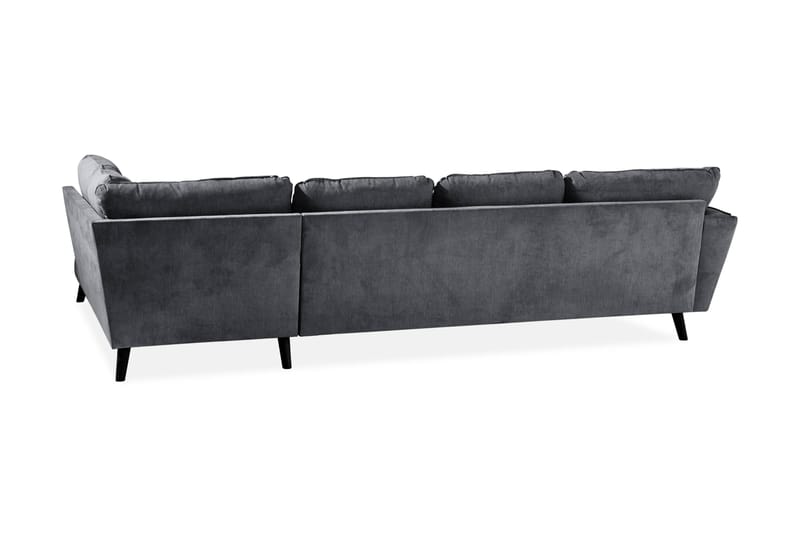 Trend Lyx U-Sofa med Divan Venstre - Mørkegrå - Møbler - Sofaer - U-sofa