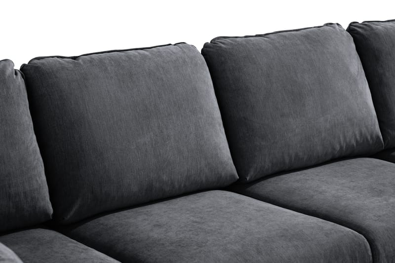 Trend Lyx U-Sofa med Divan Venstre - Mørkegrå - Møbler - Sofaer - U-sofa