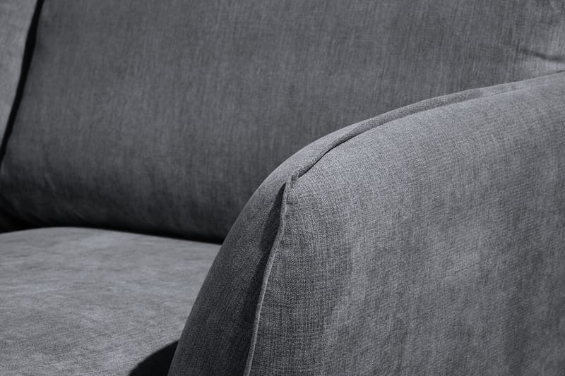 Trend Lyx U-Sofa med Divan Venstre - Mørkegrå - Møbler - Sofaer - U-sofa