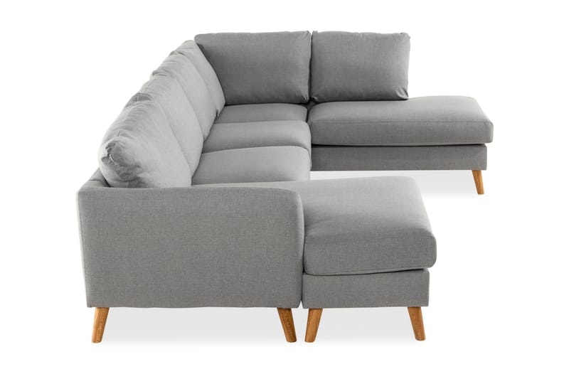 Trend U-sofa med Divan Venstre - Lysegrå - Møbler - Sofaer - U-sofa