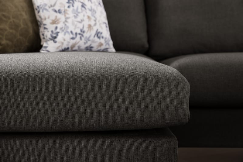 Trend U-sofa med Divan Venstre - Svart - Møbler - Sofaer - U-sofa