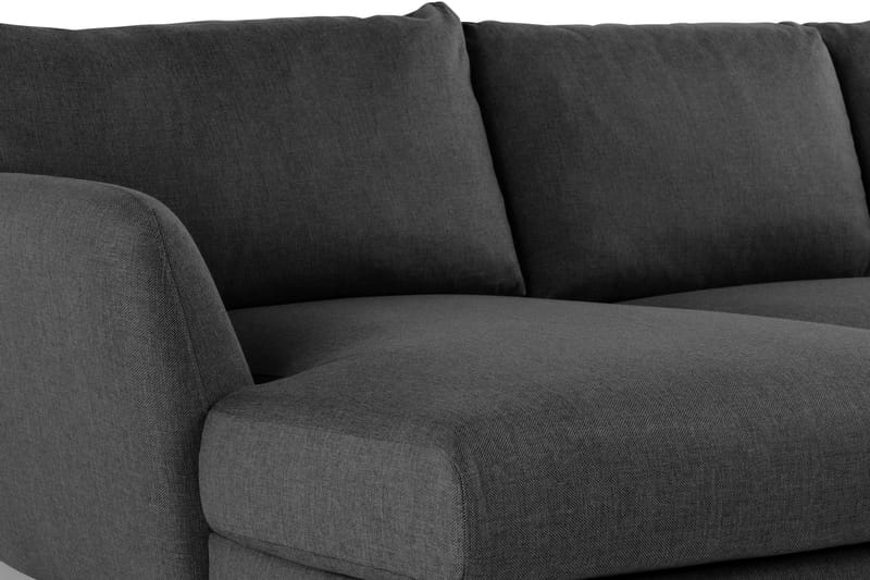 Trend U-sofa med Divan Venstre - Svart - Møbler - Sofaer - U-sofa