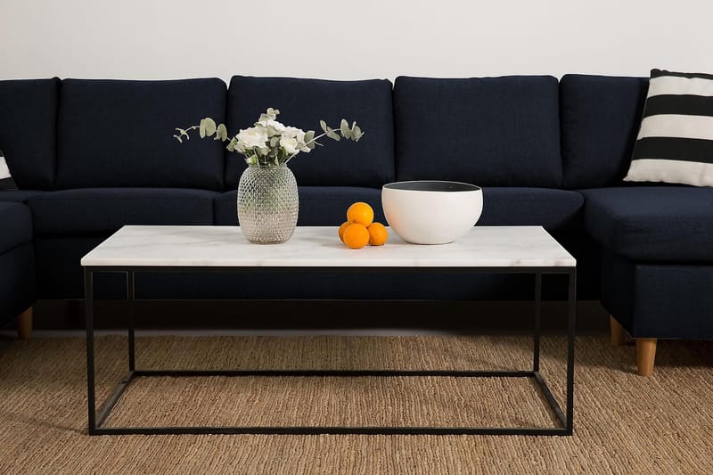 Zero U-sofa Large med Divan Høyre - Blå - Møbler - Sofaer - U-sofa