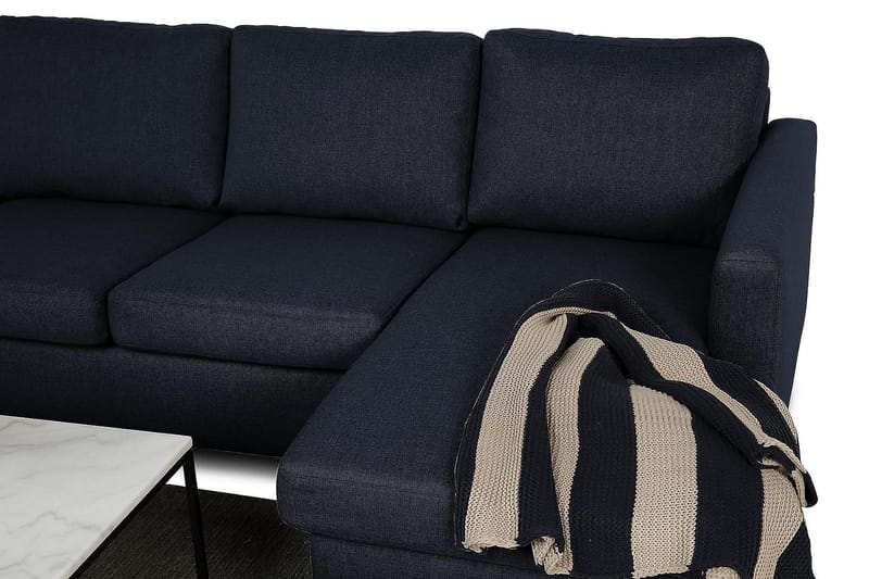 Zero U-sofa Large med Divan Høyre - Blå - Møbler - Sofaer - U-sofa