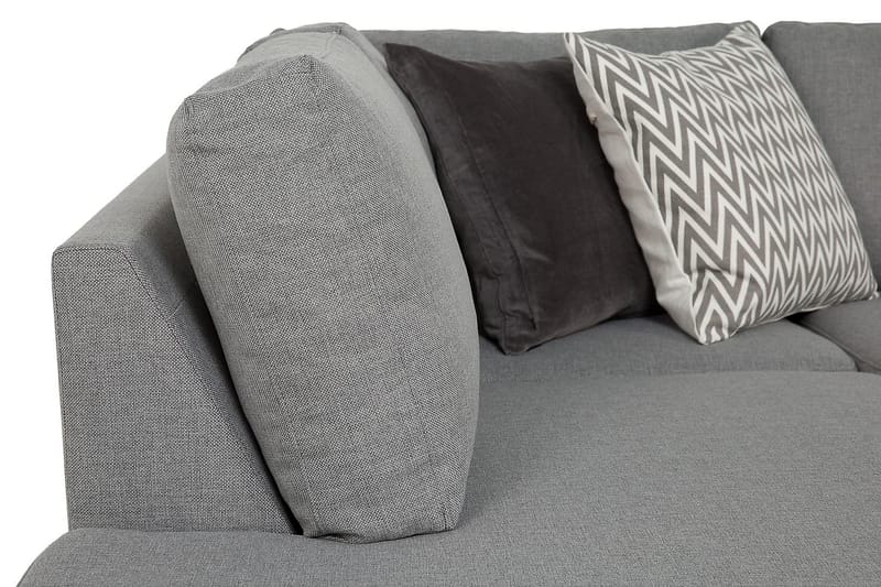 Zero U-sofa Large med Divan Høyre - Lysegrå - Møbler - Sofaer - U-sofa