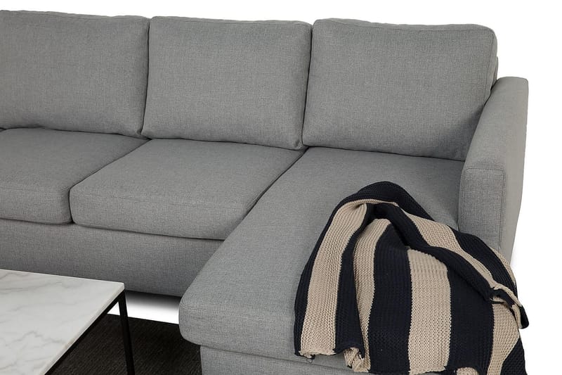 Zero U-sofa Large med Divan Høyre - Lysegrå - Møbler - Sofaer - U-sofa