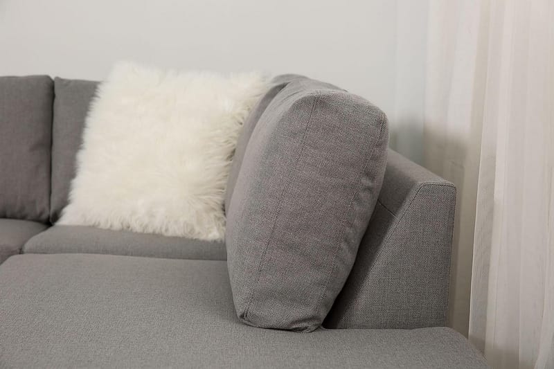 Zero U-sofa Large med Divan Venstre - Lysegrå - Møbler - Sofaer - U-sofa