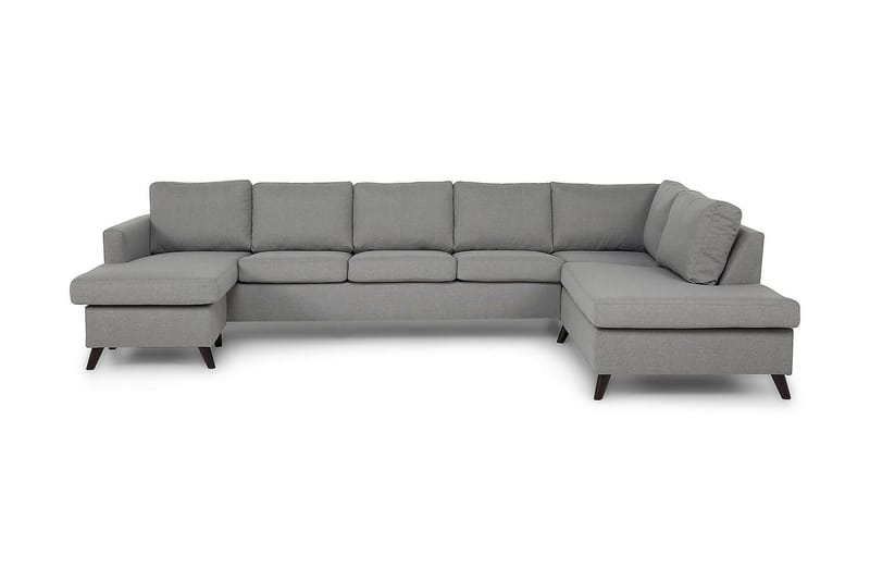 Zero U-sofa Large med Divan Venstre - Lysegrå - Møbler - Sofaer - U-sofa