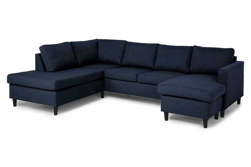 Zero U-sofa med Divan Høyre - Blå - Møbler - Sofaer - U-sofa