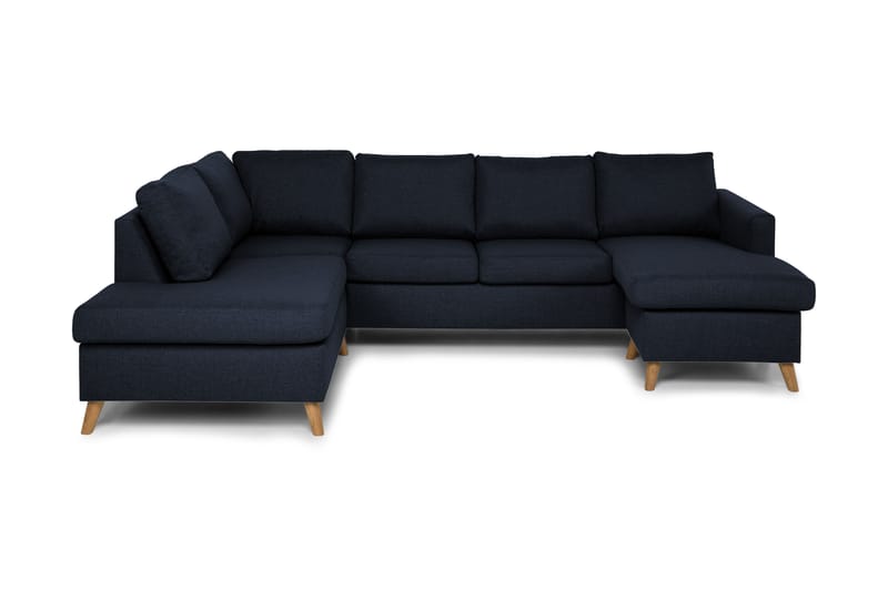 Zero U-sofa med Divan Høyre - Blå - Møbler - Sofaer - U-sofa