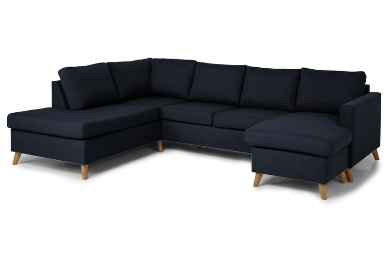 Zero U-sofa med Divan Høyre - Blå - Møbler - Sofaer - U-sofa