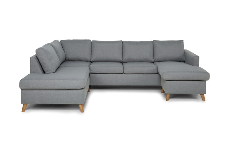 Zero U-sofa med Divan Høyre - Lysegrå - Møbler - Sofaer - U-sofa