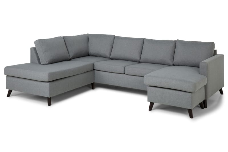 Zero U-sofa med Divan Høyre - Lysegrå - Møbler - Sofaer - U-sofa