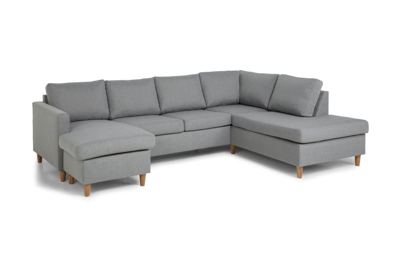 Zero U-sofa med Divan Venstre - Lysegrå - Møbler - Sofaer - U-sofa