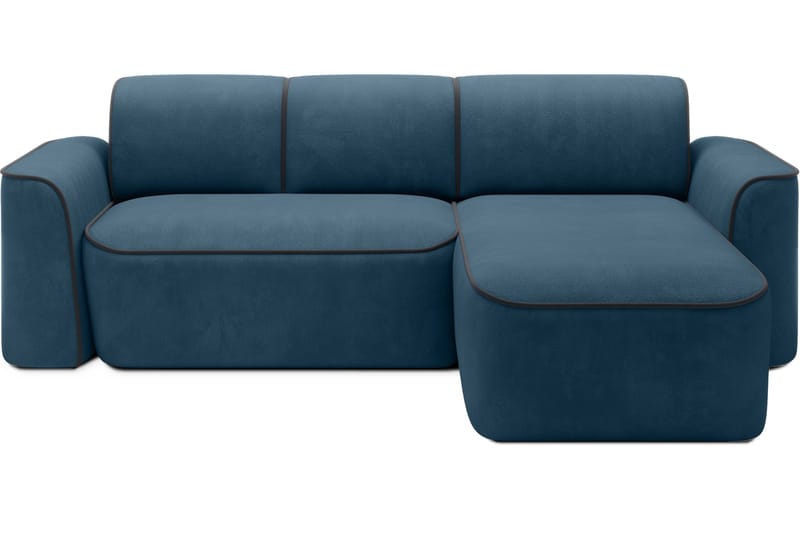 Ume 4-seter Sofa med Sjeselong - Blå - Møbler - Sofaer - Sofa med sjeselong