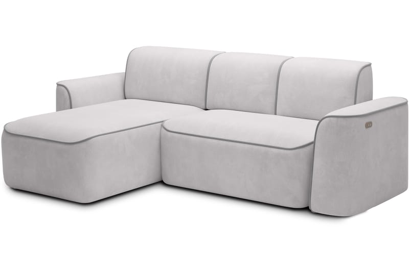 Ume 4-seter Sofa med Sjeselong - Grå - Møbler - Sofaer - Sofa med sjeselong