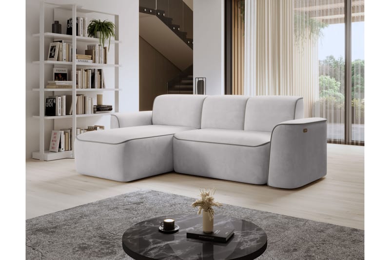 Ume 4-seter Sofa med Sjeselong - Grå - Møbler - Sofaer - Sofa med sjeselong