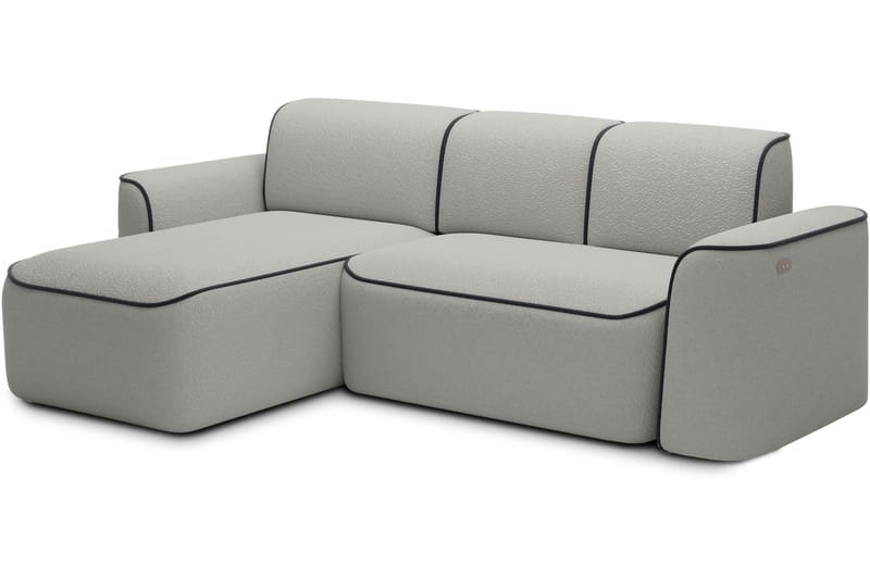 Ume 4-seter Sofa med Sjeselong - Grå - Møbler - Sofaer - Sofa med sjeselong