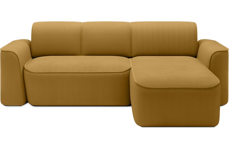 Ume 4-seter Sofa med Sjeselong - Gul - Møbler - Sofaer - Sofa med sjeselong