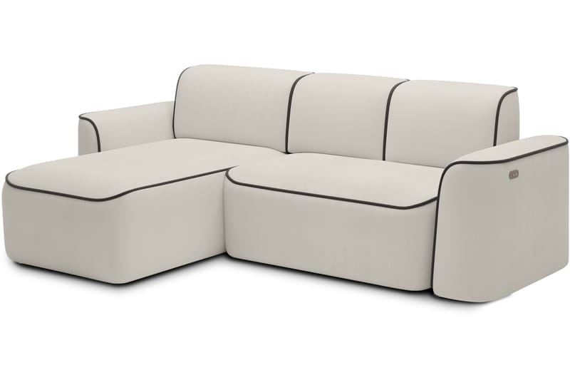 Ume 4-seters Sofa med Divan - Beige - Møbler - Sofaer - Sofa med sjeselong