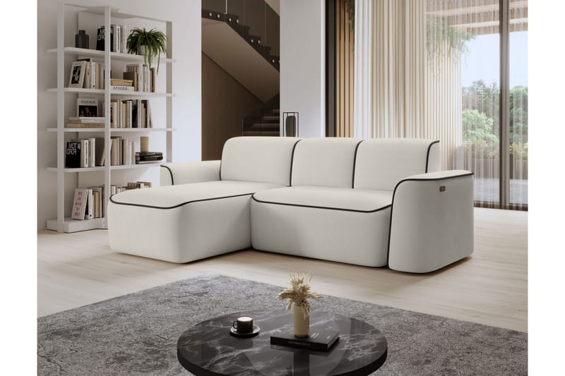 Ume 4-seters Sofa med Divan - Beige - Møbler - Sofaer - Sofa med sjeselong