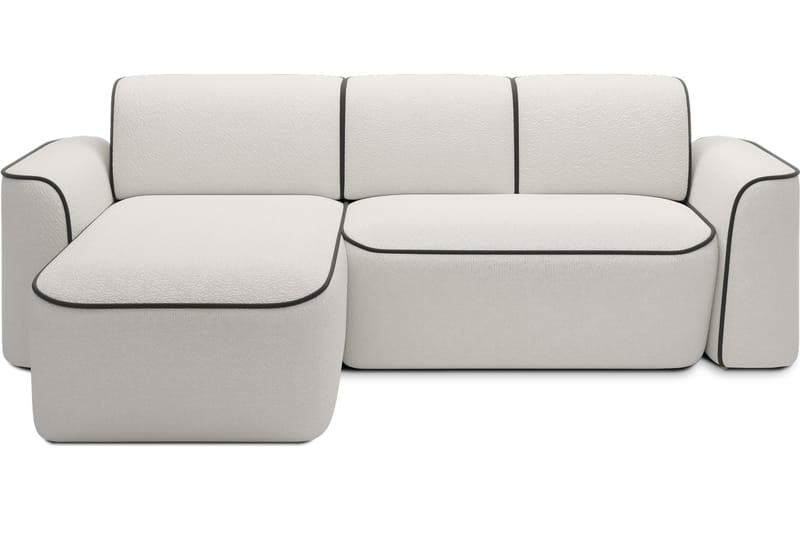 Ume 4-seters Sofa med Divan - Hvit - Møbler - Sofaer - Sofa med sjeselong