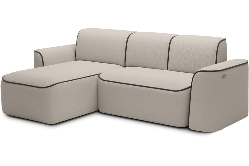 Ume 4-seters Sofa med Sjeselong - Beige - Møbler - Sofaer - Sofa med sjeselong