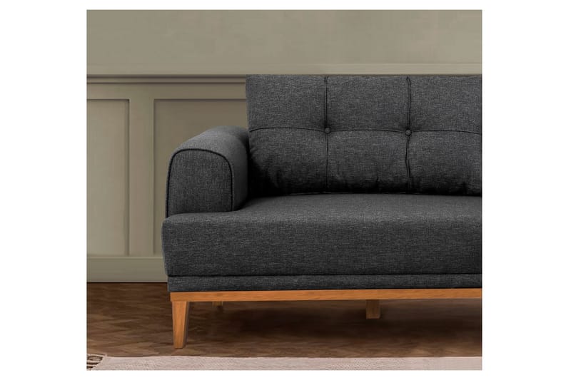 Valsot 3-seters Sofa - Antrasitt - Møbler - Sofaer - Sofa 3 seter