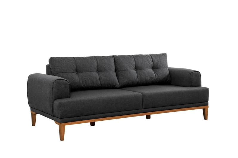 Valsot 3-seters Sofa - Antrasitt - Møbler - Sofaer - Sofa 3 seter