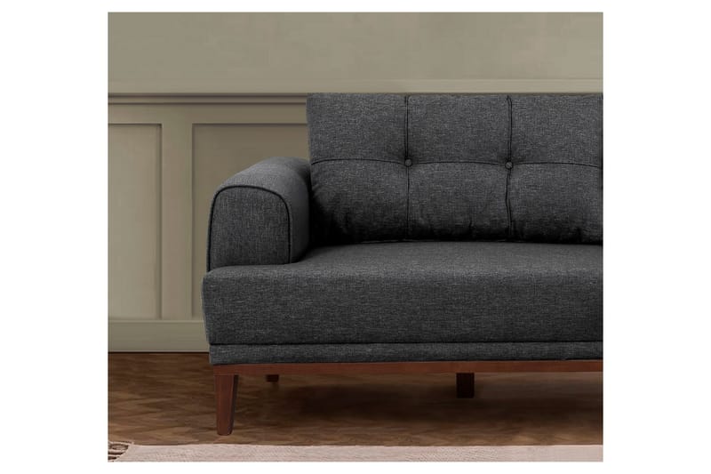 Valsot 3-seters Sofa - Antrasitt - Møbler - Sofaer - Sofa 3 seter