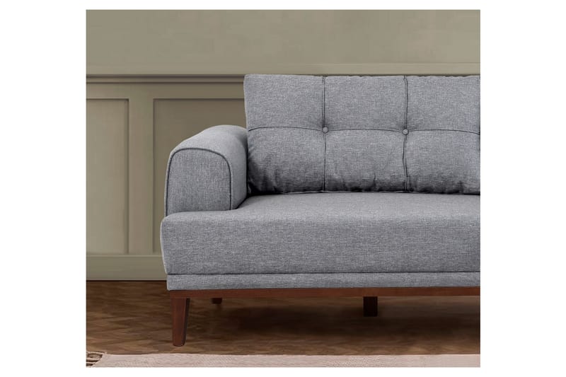 Valsot 3-seters Sofa - Grå - Møbler - Sofaer - Sofa 3 seter