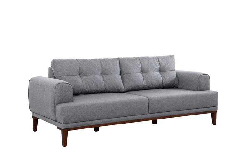 Valsot 3-seters Sofa - Grå - Møbler - Sofaer - Sofa 3 seter