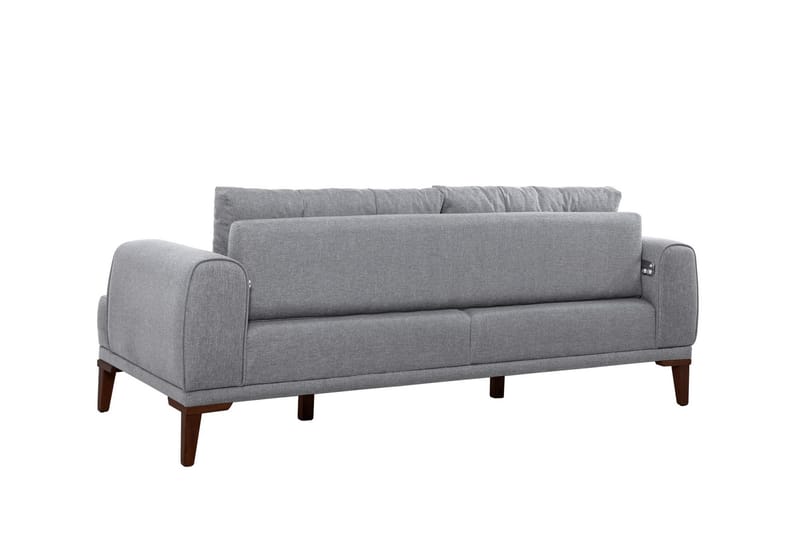 Valsot 3-seters Sofa - Grå - Møbler - Sofaer - Sofa 3 seter