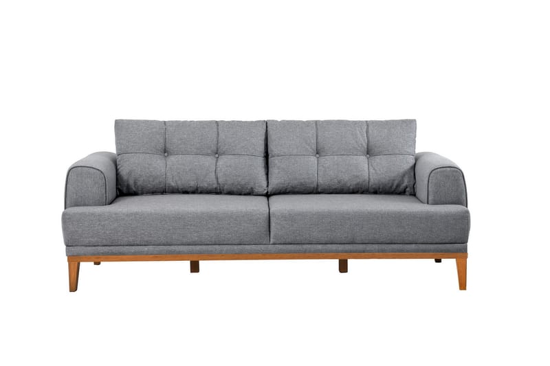 Valsot 3-seters Sofa - Grå - Møbler - Sofaer - Sofa 3 seter