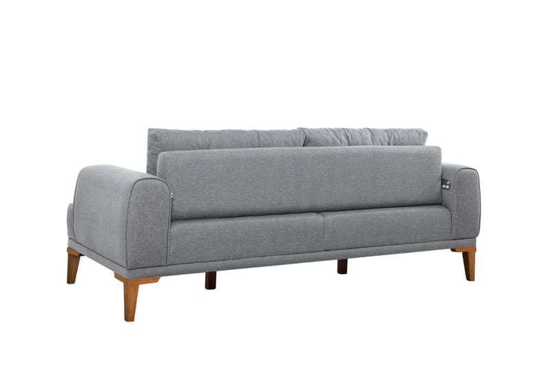 Valsot 3-seters Sofa - Grå - Møbler - Sofaer - Sofa 3 seter