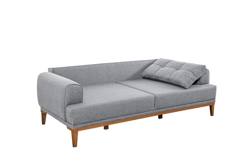 Valsot 3-seters Sofa - Grå - Møbler - Sofaer - Sofa 3 seter